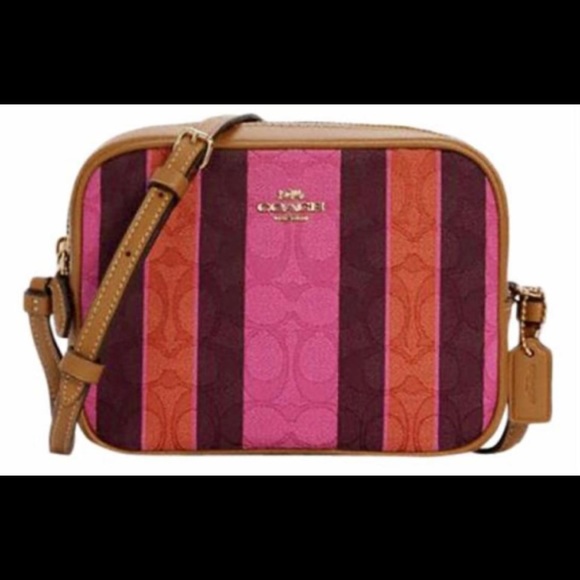 Coach Mini Camera Bag in Signature Jacquard - Picture 1 of 7